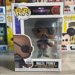 Funko Pop Nick Fury with Gray Suit and Black Eyepatch